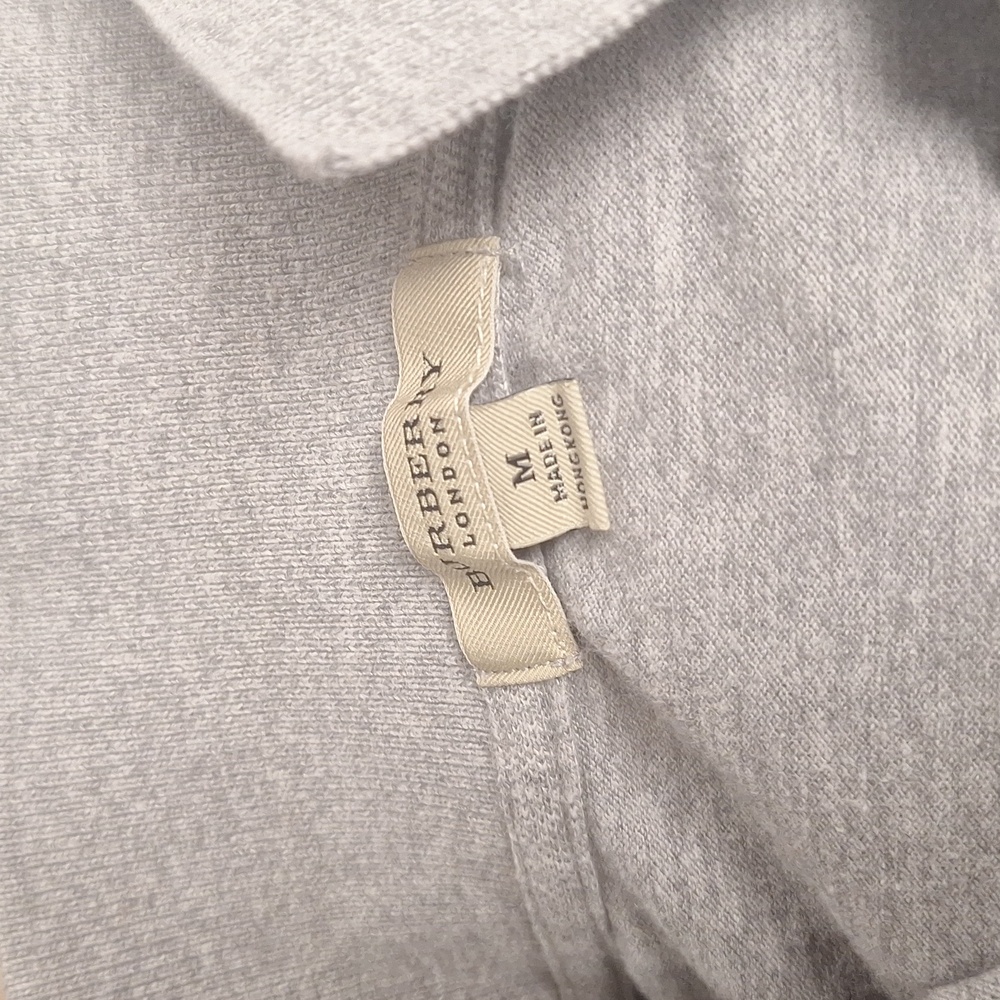 Burberry Gray Polo Shirt